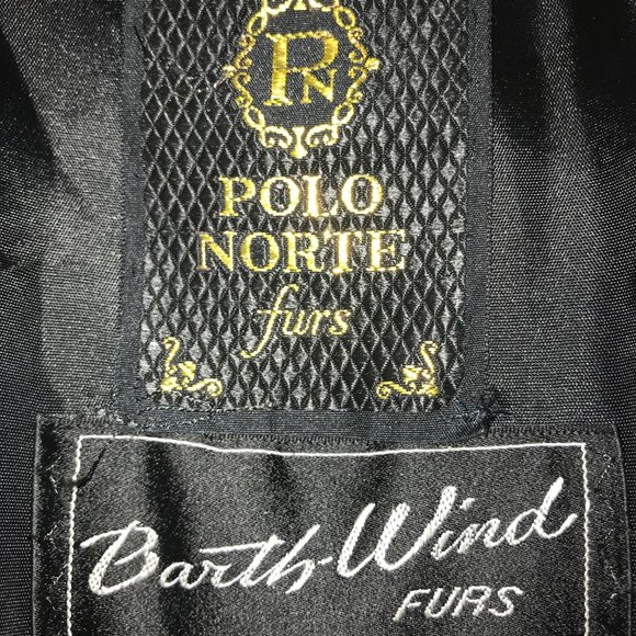 POLO NORTE DEEP PURPLE FULL LENGTH RABBIT FUR COAT - Picture 13 of 14